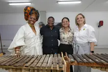 Alcaldía de Cali entregó marimbas a instituciones etnoeducativas para fortalecer la formación musical en los territorios