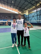 Equipo de bádminton de ‘Cali Élite’ regresó con cinco medallas de la Válida Nacional Junior en Buga