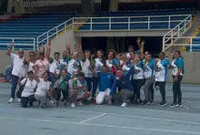 Cerca de 400 caleños se activaron con el programa ‘Carreras y Caminatas’ en el estadio Pascual Guerrero