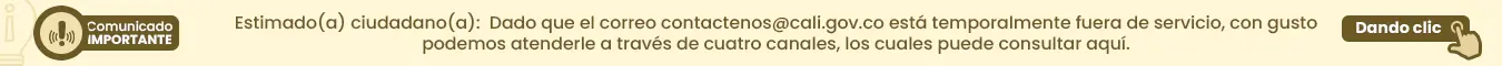 contactanos@cali.gov.co fuera de servicio
