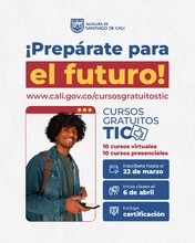 Más oportunidades digitales: Cali abre el segundo ciclo de Cursos Gratuitos TIC 2026