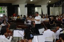 La música transforma vidas: concierto sinfónico en Los Álamos reunió a jóvenes talentos de Cali