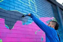 El arte urbano se tomó el barrio San Luis con batalla de grafiti: ‘Cali está en obra’