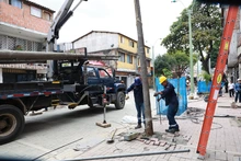 Los vecinos del Distrito Cultural y Turístico del barrio Obrero ya cuentan con cableado subterráneo