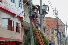 Los vecinos del Distrito Cultural y Turístico del barrio Obrero ya cuentan con cableado subterráneo