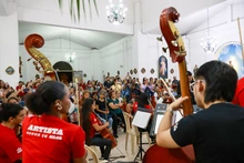 La Orquesta Sinfónica de Siloé se tomó la Parroquia de San Cayetano en el ‘II Festival de Música Clásica de Cali’