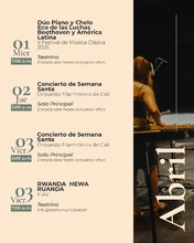 El Teatro Municipal Enrique Buenaventura presenta su programación de abril