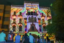 Mapping llenó de luces, color y tecnología el Bulevar del Río