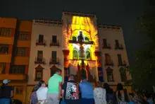 Mapping llenó de luces, color y tecnología el Bulevar del Río