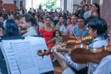 Orquesta Filarmónica de Cali cerró su participación en el segundo Festival de Música Clásica con concierto en el barrio Obrero