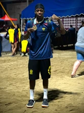 Cherian Nieva, deportista de ‘Cali Élite’, se proclamó campeón panamericano de lucha playa en Panamá