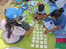 Niñas y niños son protagonistas de la paz en Cali
