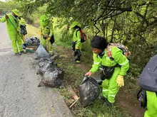 180 metros cúbicos de residuos fueron retirados durante intervención ambiental en el río Meléndez