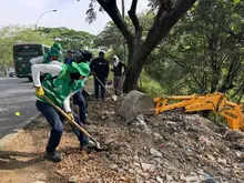 180 metros cúbicos de residuos fueron retirados durante intervención ambiental en el río Meléndez