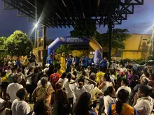 Más de 250 personas encendieron la noche en el oriente de Cali con actividad física, música y recreación
