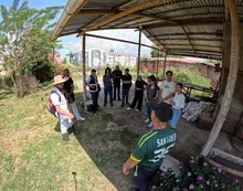 El jarillón del río Cauca se convirtió en un aula abierta para estudiantes de Planeación Territorial de la Universidad de San Buenaventura