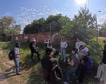 El jarillón del río Cauca se convirtió en un aula abierta para estudiantes de Planeación Territorial de la Universidad de San Buenaventura
