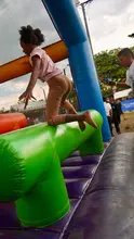 La lluvia opacó el desarrollo del Festival de la Familia este domingo en el Bulevar de Oriente 