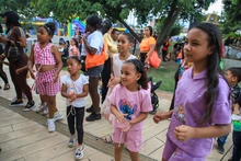 El ‘Festival de la Familia’ en el Bulevar de Oriente; ni la lluvia apagó la fiesta en el ‘Día de la Niñez’