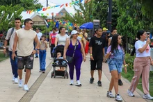 El ‘Festival de la Familia’ en el Bulevar de Oriente; ni la lluvia apagó la fiesta en el ‘Día de la Niñez’