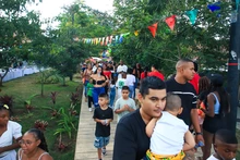El ‘Festival de la Familia’ en el Bulevar de Oriente; ni la lluvia apagó la fiesta en el ‘Día de la Niñez’