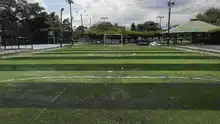 Cali acelera la recuperación de sus canchas sintéticas: El Vallado y Nueva Floresta ya muestran nueva cara