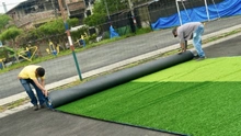 Cali acelera la recuperación de sus canchas sintéticas: El Vallado y Nueva Floresta ya muestran nueva cara