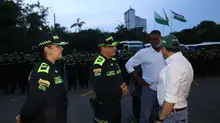 Ya están en Cali los 500 policías que fortalecerán el dispositivo de seguridad para la Maratón