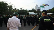 Ya están en Cali los 500 policías que fortalecerán el dispositivo de seguridad para la Maratón