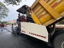 Nueva maquinaria amarilla de Cali alcanza 96,3% de avance y ya fortalece la recuperación vial
