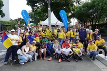 La pasoancho con 32 se llenó de alegría para apoyar a los corredores de la Maratón 2026