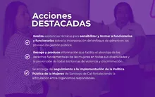 Acciones destacadas transversalización