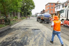 Avanza recuperación de la Avenida Ciudad de Cali: la obra ya llegó a Petecuy