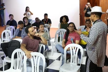 El barrio Obrero fue un tapete un musas: particiapntes del poetas del Festival Internacional se abrazaron con la historia y la tradición de Cali