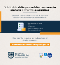 Concepto sanitario para empresas aplicadoras de plaguicidas