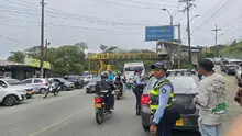 El lunes festivo, autoridades implementarán gestión de la movilidad en el kilómetro 18