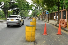 Nueva capa asfáltica y trabajos 24/7: así avanza la recuperación de la calle 5 en el sector de Meléndez