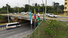 Aseguran el mantenimiento y la recuperación de banderas y astas en puntos emblemáticos de Cali