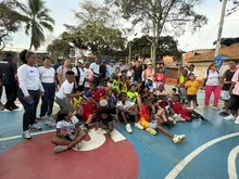 El Pulmón de Oriente, la nueva cara de la Comuna 14: Manuela Beltrán estrenó cancha y tiene espacio público recuperado
