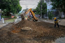 En la Comuna 17 las obras van a fondo: la Alcaldía rehabilita 7 tramos del sur de Cali
