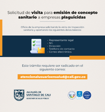 Concepto sanitario empresas plaguicidas