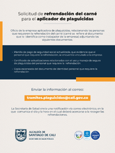 Refrendación de carné para el aplicador de plaguicidas