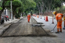 La recuperación de la Carrera 9 Norte arrancó y tiene felices a los habitantes del barrio Floralia