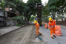 La recuperación de la Carrera 9 Norte arrancó y tiene felices a los habitantes del barrio Floralia