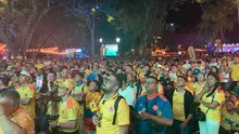 Éxito total en el primer día del Fan Zone de la selección en Cali