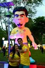 Éxito total en el primer día del Fan Zone de la selección en Cali