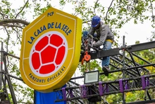 Previa Fanzones parque de la retreta partido selección Colombia 