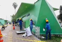 Organismos de la Alcaldía atienden daños y realizan labores de limpieza luego de vandalización de la infraestructura pública