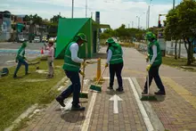 Alcaldía lideró operativos de limpieza y recuperación del espacio público tras manifestaciones del 21 de junio