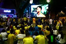 Cuatro mil personas en el Fanzone celebraron el segundo triunfo de Colombia en Mundial